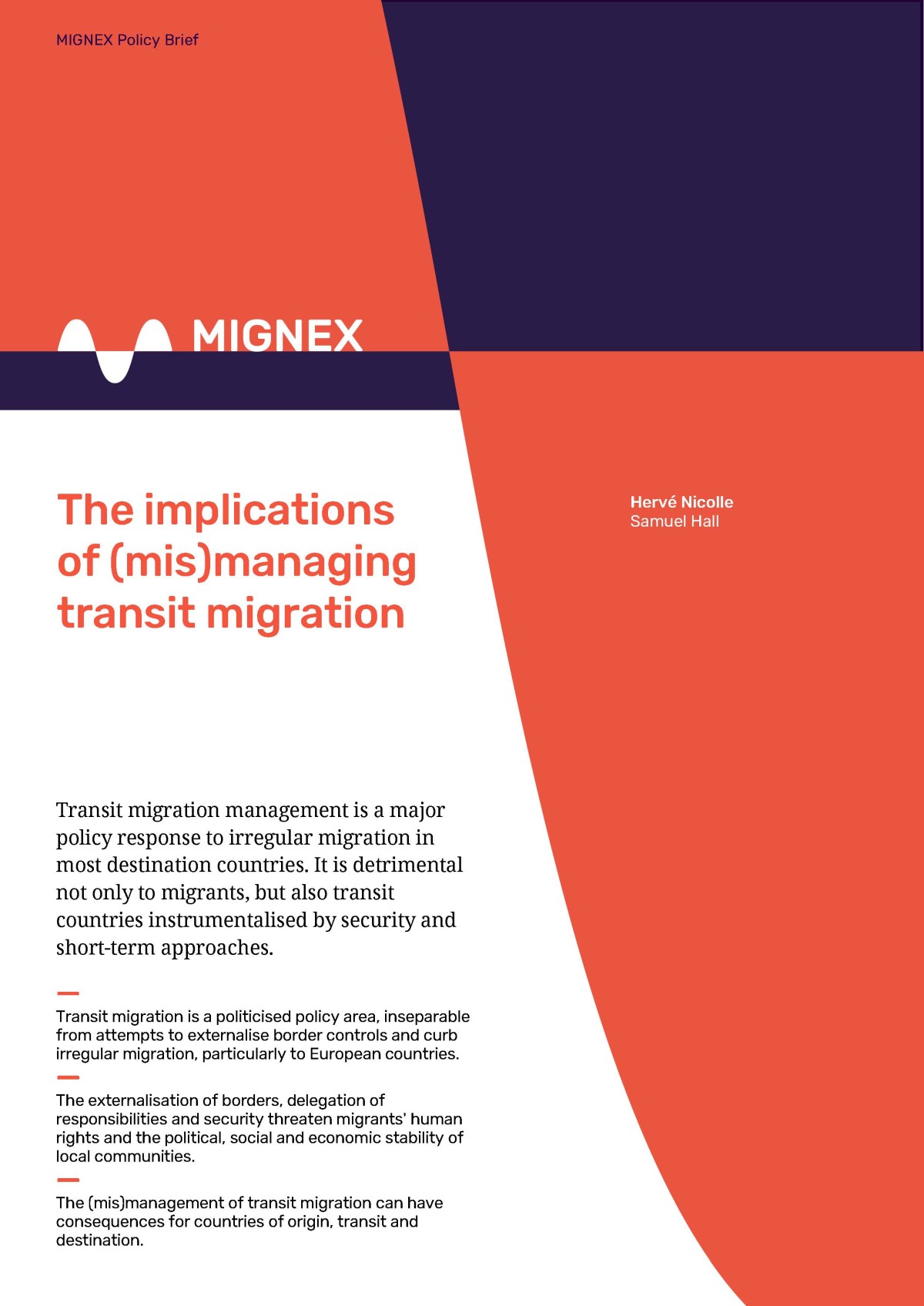 The implications of (mis)managing transit migration | MIGNEX